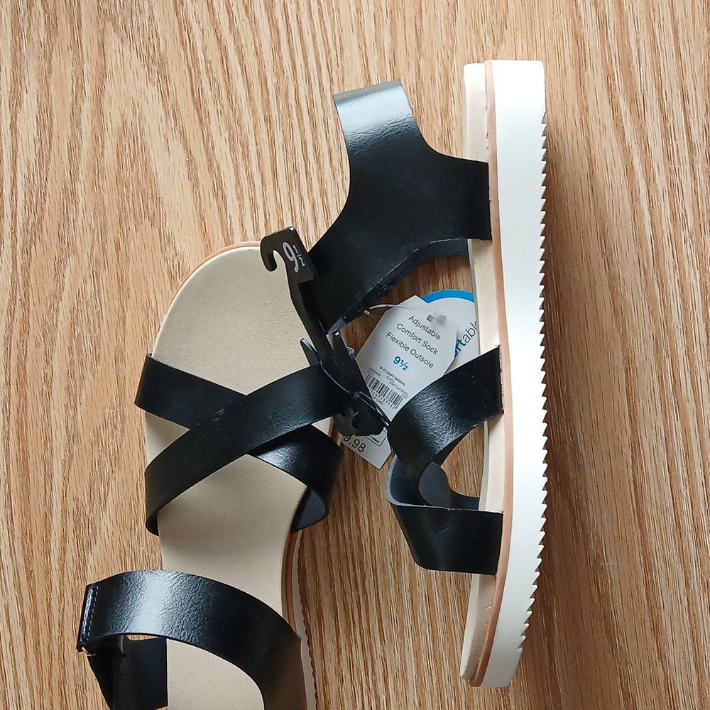 Time and Tru Women's 9.5 Comfort Sandal - Picture 5 of 10